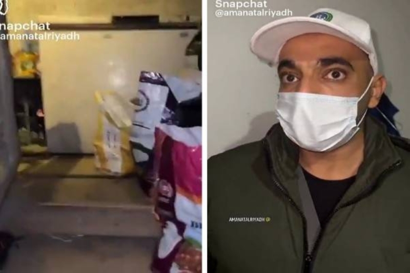 شاهد: لحظة مداهمة منزل تقطنه عمالة وافدة في السعودية.. ومفاجأة صادم بشأن ما عثر عليه بعد تفتيشه!