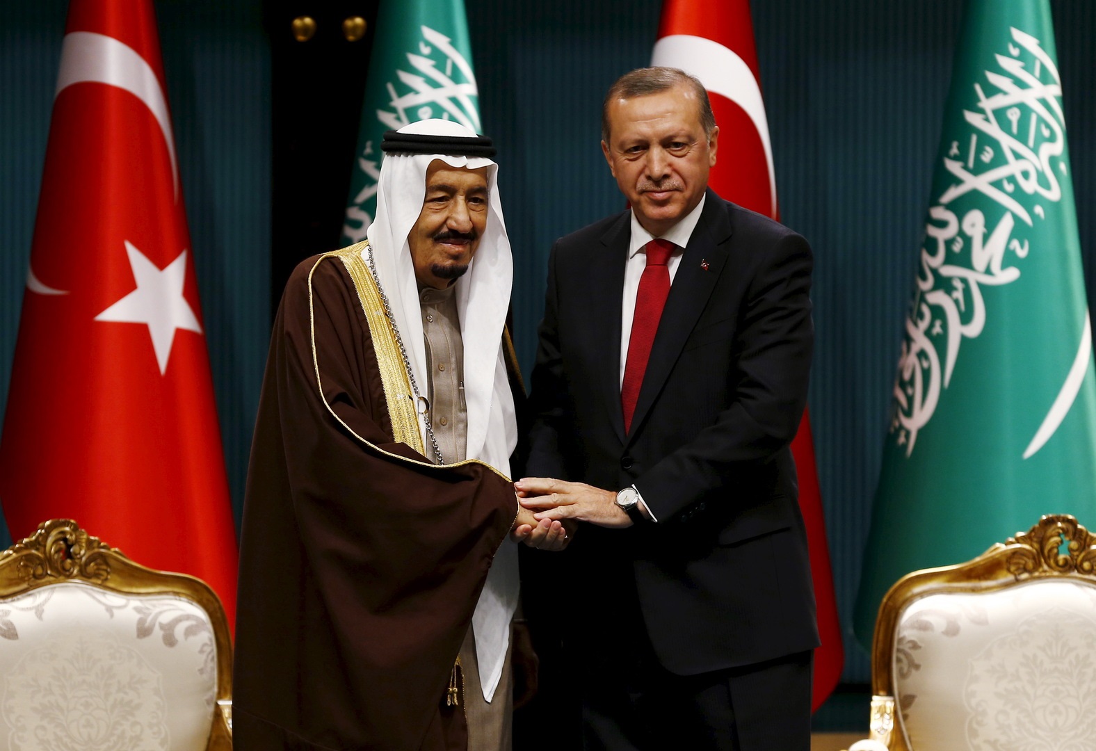 أردوغان والملك سلمان