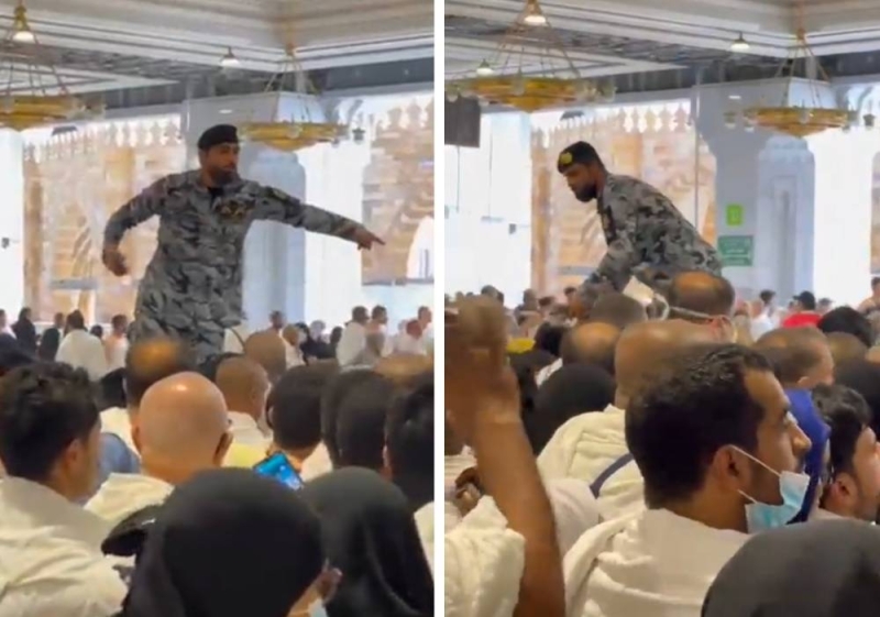  رجل أمن سعودي يفعل شيئاً لم يصدقه أحد في ساحة المسجد الحرام جعله على لسان الجميع !!