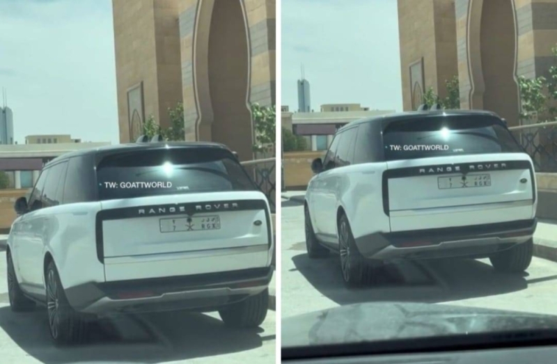 سيارة نجم النصر السعودي كرستيانو متوقفة أمام مسجد في الرياض تثير الجدل !..شاهد الصورة التي اشعلت مواقع التواصل