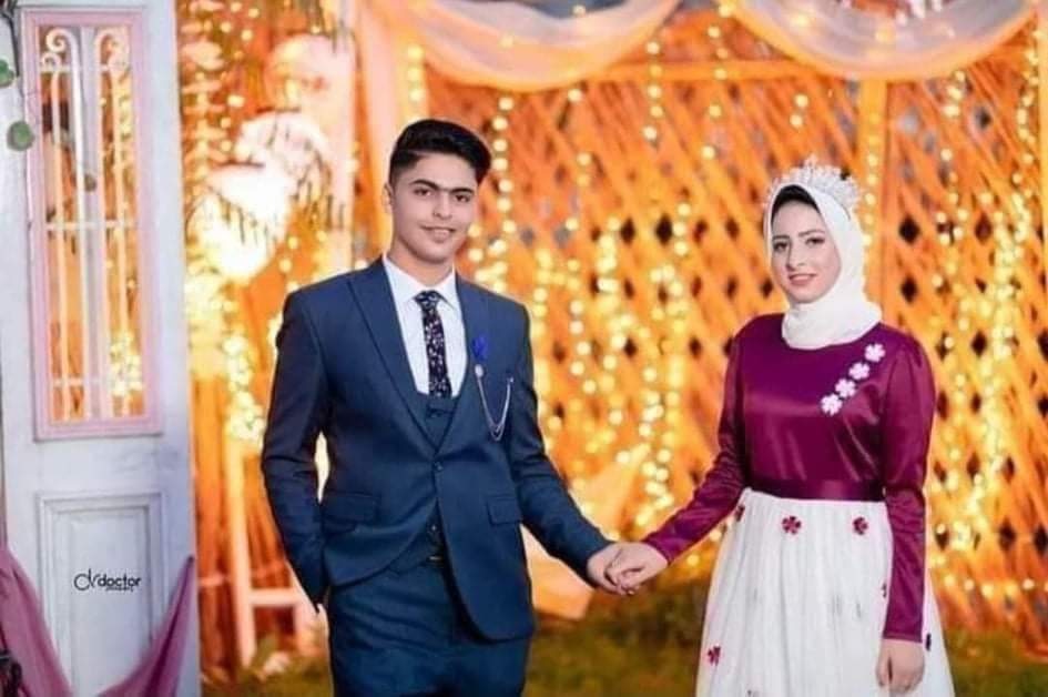كريم أحمد شحاتة وخطيبته