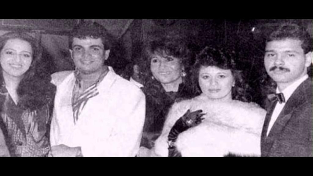 عمرو دياب والهام شاهين واختها